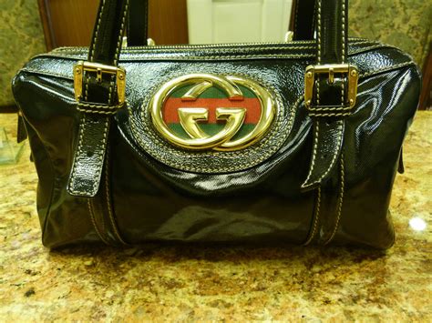 gucci purse black|authentic black gucci purse.